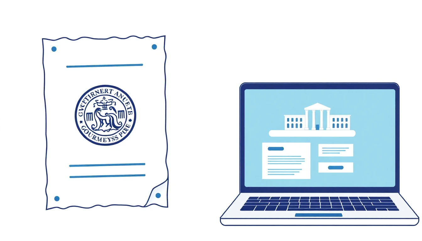 E-stamp paper vs physical stamp paper comparison