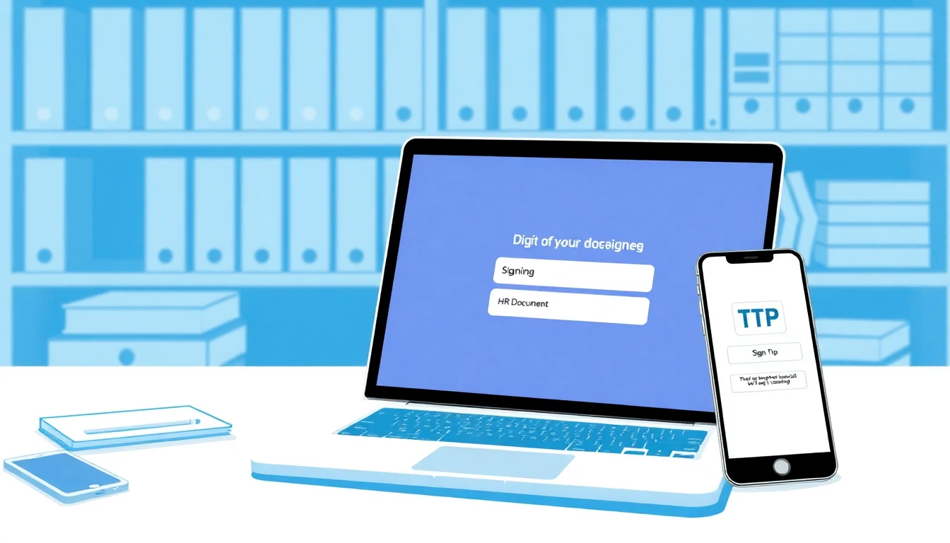 HR team using eSign for employment contracts