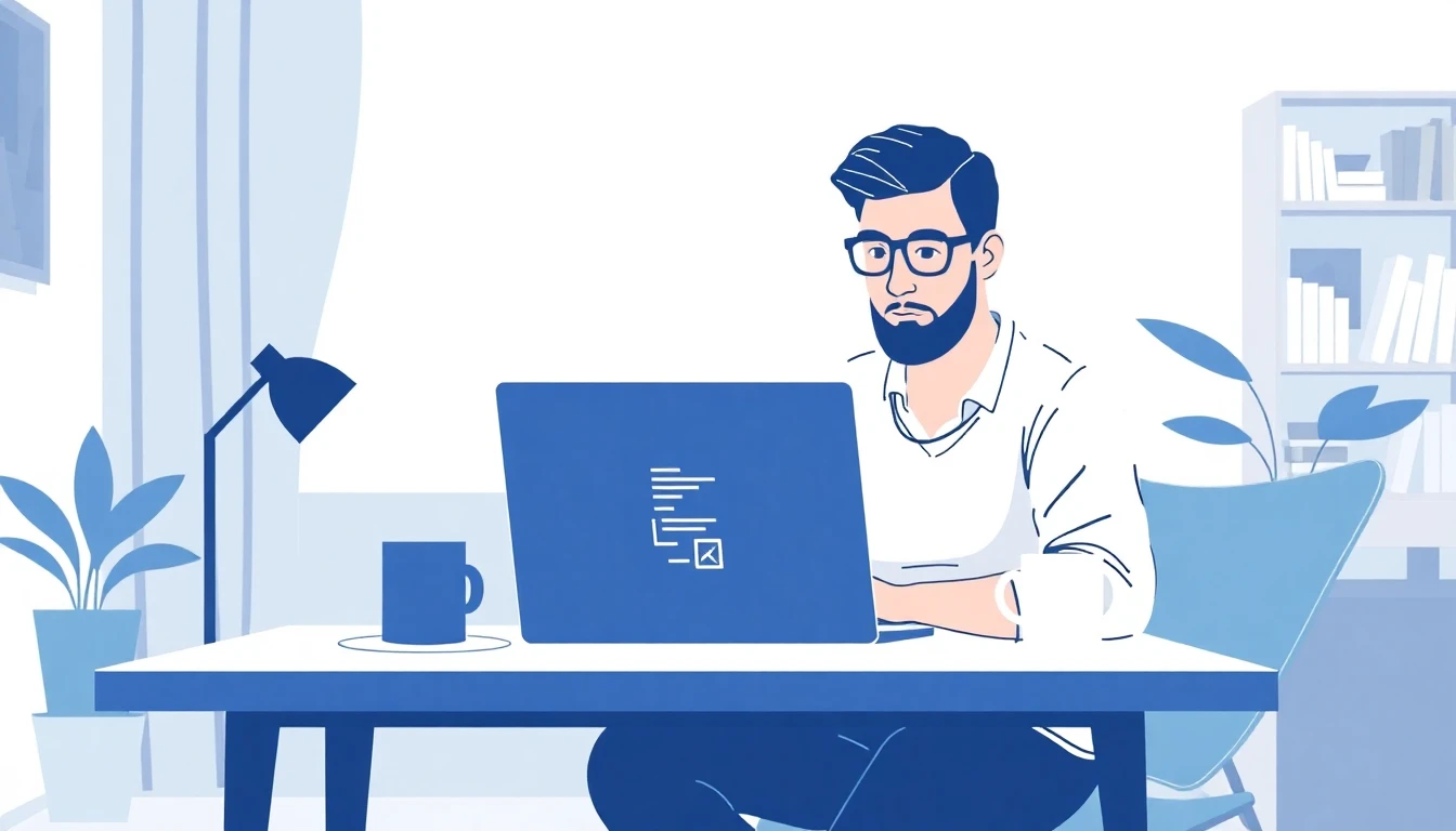 Freelancer signing documents digitally